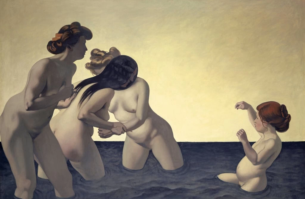Donne che giocano nell'acqua - Kunstmuseum, Basel, Switzerland